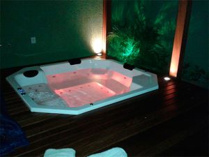 SPA com iluminação